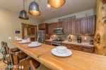The chef in your family will enjoy the large and open kitchen 
